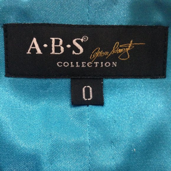 ABS silk chiffon flowy dress with removable tie belt New Condition - Picture 6 of 6